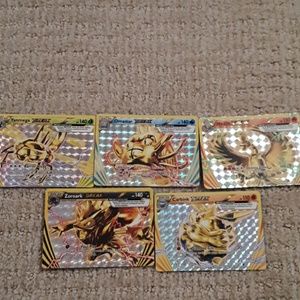 5 Pokemon BREAK cards